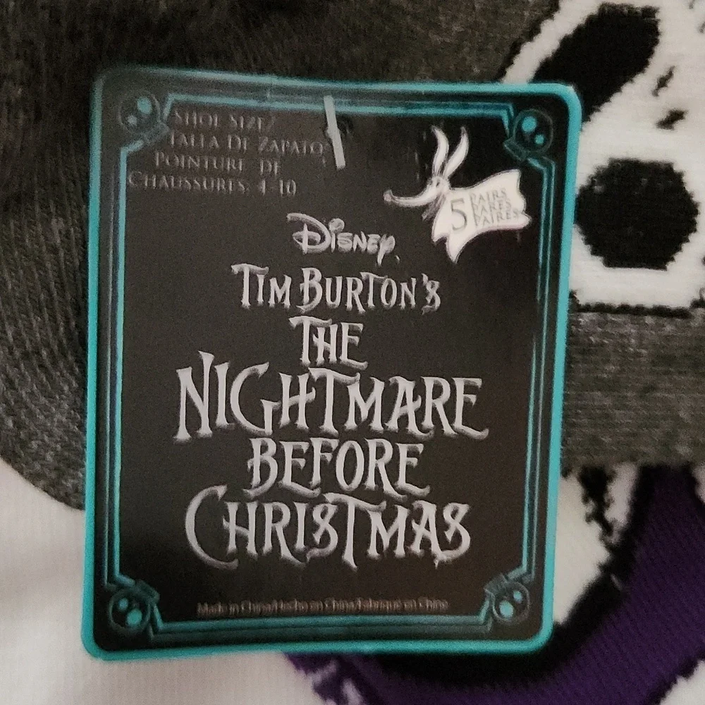 Nightmare Before Christmas Socks Jack & Sally No Show Shoe size 4-10 NEW